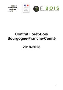 Contrat forêt-bois Bourgogne-Franche-Comté 2018-2028