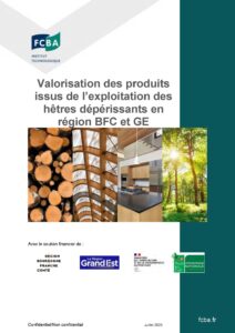 Étude VALHER : caractérisation des produits issus de hêtres dépérissant2