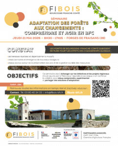 Séminaire Fibois BFC "Adaptation des forêts aux changements : comprendre et agir en BFC"